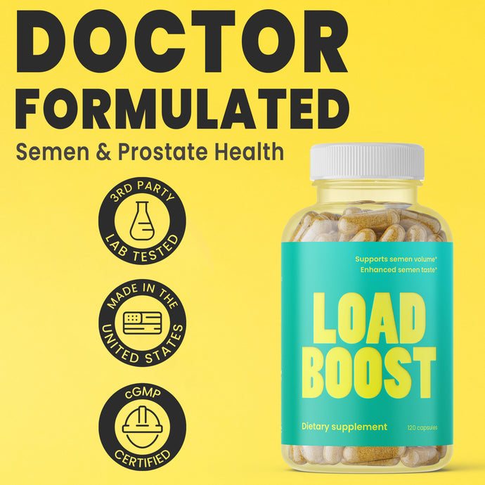 Load Boost - Semen Volume, Sperm Health, and Male Fertility - 120 Capsules